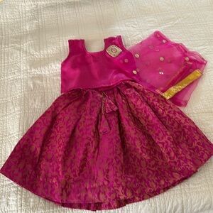 Infant Indian dress 9-12 mo sz